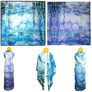 NWT Double Sided Silk Scarf 53"x53" Large Square Shawl Wrap SJJL 3209